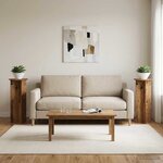 vidaXL Support de Plante 2 Pièces Bois ancien Ø40 x 100 cm
