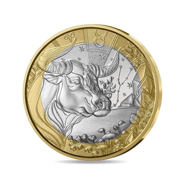 Signes astros - Taureau Monnaie de 5€ métal commun