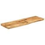 vidaXL Dessus de table 100x20x2 5cm bord vif bois massif manguier brut
