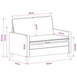 vidaXL Ensemble de Canapés 2 Pièces Vert Polyester