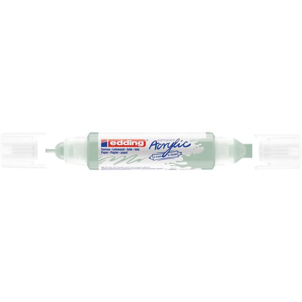 Marqueur acryl 3d dble pointe 5400 menthe douce 2-3 mm  5-10 mm x 5 EDDING