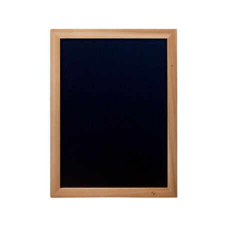 Tableau ardoise noire gamme woody 20x40 cm + 1 feutre-craie offert