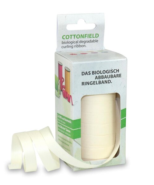 Bolduc de coton cottonfield 50-m-bobine 10 mm créme