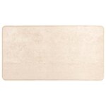 vidaXL Coureur de Tapis MARSA Crème 100 x 150 cm Polyester et PVC
