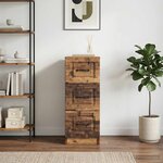 vidaXL Armoire à tiroirs Bois ancien 33 x 34 5 x 87 cm