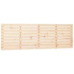 vidaXL Tête de lit murale 206x3x63 cm Bois massif de pin