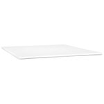 vidaXL Sommier à lattes de lit avec matelas Crème 180x200 cm Tissu