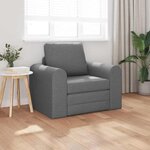 vidaXL Canapé-Lit Gris foncé 98 x 71 x 83 cm tissu