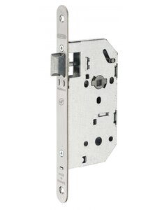THIRARD - Lot de 25 serrures NF encastrables pour porte intérieure  axe 50mm  bouts ronds  inox - THIRARD
