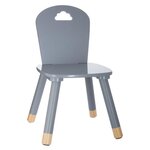 Chaise enfant DOUCEUR - Gris - L 32 x P 31,5 x H 50 cm