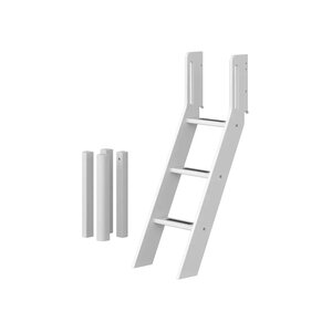 Flexa WHITE Kit echelle inclinee et pieds pour lit mi-hauteur Blanc