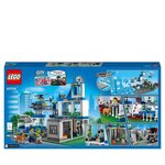 Lego 60316 city le commissariat de police  jouets voiture  camion de poubelle et hélicoptere enfants +6 ans  set aventures