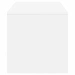 vidaXL Meuble TV Blanc 80 x 40 x 40 cm Aggloméré