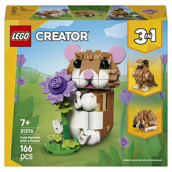 31376 Ladorable hamster et la fleur ® Creator