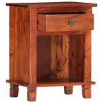 vidaXL Table de chevet 40 x 30 x 50 cm Bois d'acacia massif