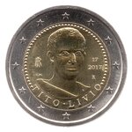 Pièce de monnaie 2 euro commémorative Italie 2017 – Tite-Live