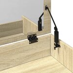 vidaXL Coiffeuse et tabouret chêne sonoma 60x40x113 5 cm