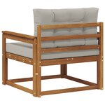 vidaXL Sofa de milieu extérieur Naturel