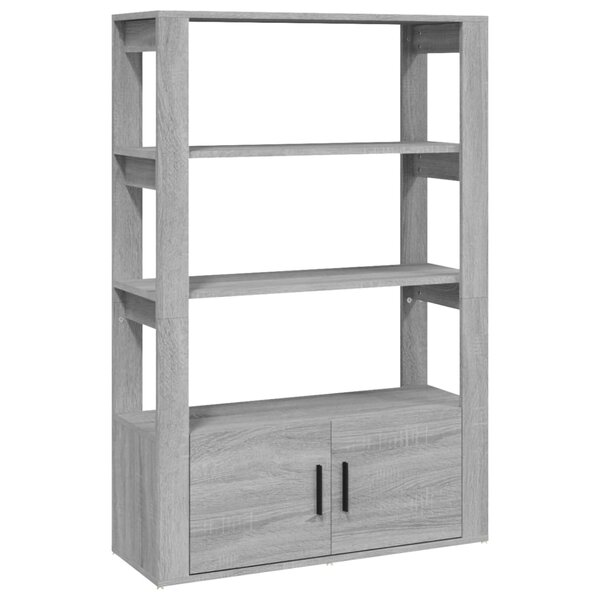 vidaXL Buffet Sonoma gris 80x30x119 5 cm Bois d'ingénierie