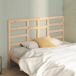vidaXL Tête de lit 146x4x104 cm Bois massif de pin