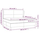 vidaXL Sommier à lattes de lit et matelas Vert foncé 200x200cm Velours