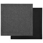 vidaXL Tapis 20 pc Anthracite 50 x 50 cm 100  Polypropylène