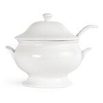 Soupière et louche en porcelaine - olympia -  - porcelaine 270x240x270mm