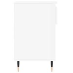 vidaXL Armoire à chaussure Blanc brillant 102x36x60 cm Bois ingénierie
