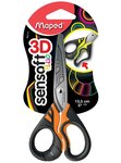 Ciseaux Sensoft 3D Fluo, rond, longueur: 135 mm MAPED