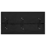 vidaXL Bâche de chariot de jardin Noir 81x41x40 cm Tissu