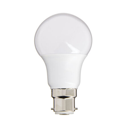 Ampoule led a60  culot b22  10w cons. (60w eq.)  lumière blanc neutre