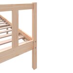 vidaXL Cadre de lit Bois de pin massif 200x200 cm