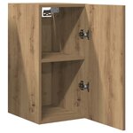 vidaXL Meuble TV chêne artisanal 30 5x30x60 cm bois d'ingénierie