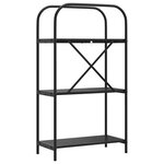 vidaXL Étagère Chêne noir 60 x 30 x 109 cm Bois d'ingénierie