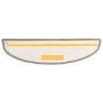 vidaXL Tapis de marches d'escalier 15 Pièces Gris 56x17x3 cm