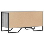 vidaXL Armoire à chaussures sonoma gris 90x38x45 5cm bois d'ingénierie