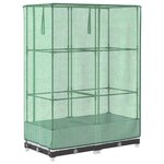 vidaXL Jardinière surélevée avec housse aspect rotin 80x40x123 cm