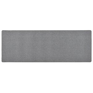 vidaXL Tapis de couloir Gris foncé 50x150 cm