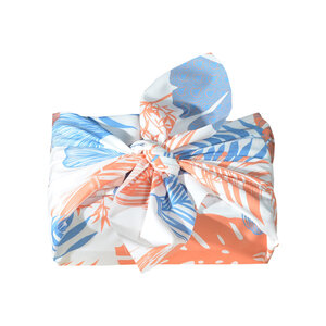 Emballage cadeaux réutilisable Furoshiki motif jungle 48 x 48 cm