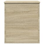 vidaXL Boîte de rangement chêne sonoma 40x42x46 cm bois d'ingénierie