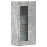 vidaXL Ensemble meuble TV FLORIN Gris béton Bois d'ingénierie