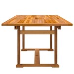 vidaXL Ensemble à manger de jardin 5Pièces bois d'acacia solide textilène