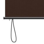 vidaXL Store enrouleur Marron 60 x 250 cm Tissu et Aluminium