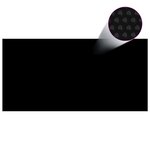vidaXL Couverture de piscine Noir 549 x 274 cm PE