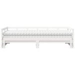 vidaXL Lit de jour et lit gigogne et matelas 90x190 cm bois pin massif