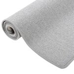 vidaXL Tapis de couloir Gris clair 80x300 cm