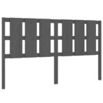 vidaXL Tête de lit Gris 165 5x4x100 cm Bois massif de pin