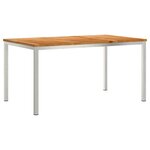 vidaXL Ensemble de salle à manger pour jardin 5 Pièces
