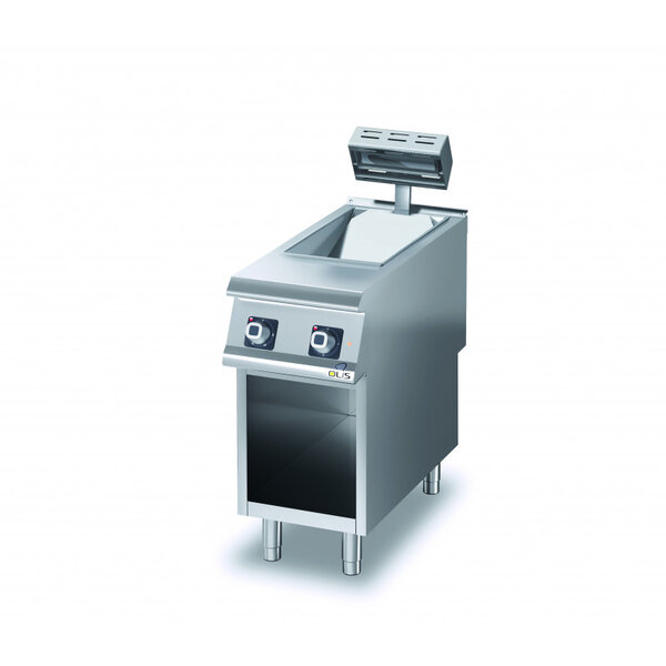 Chauffe frites electrique sur meuble diamante 90 - gamme 900 - olis -  - acier inoxydable 400x900x250mm