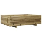 vidaXL Jardinière 90x60x26 5 cm bois de pin imprégné